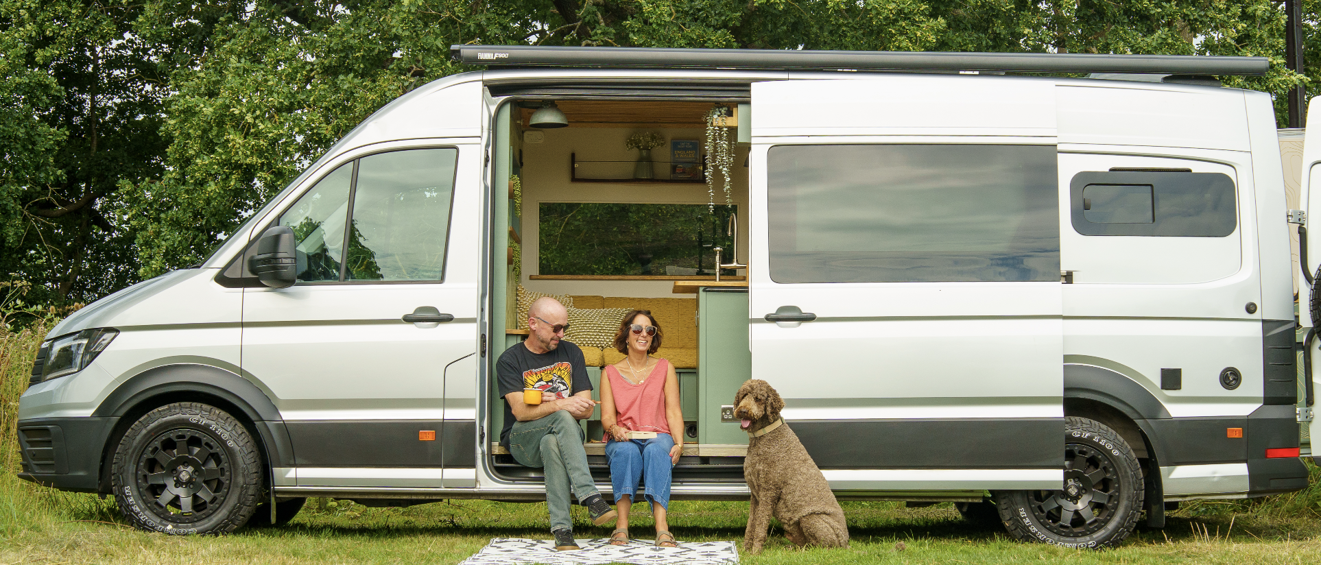 Daphne campervan for hire, Milton Keynes Quirky Campers